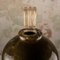 Schwarze Vintage Murano Glasvase mit Goldflocken, 1980er 10
