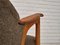 Poltrona in tessuto di lana di cotone e legno di teak, Danimarca, anni '60, Immagine 18