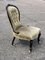 Victorian Chair with White Porcelain Castors 9