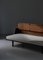 Sofá cama GE7 danés moderno de teca y ratán atribuido a Hans J. Wegner para Getama, años 50, Imagen 16
