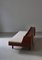 Sofá cama GE7 danés moderno de teca y ratán atribuido a Hans J. Wegner para Getama, años 50, Imagen 10