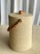 Vintage American Cane Woven Ice Bucket with Bamboo Handles, 1960s 3