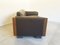 Modulare Mod. 920 Sofas aus schwarzem Leder & Nussholz von Afra & Tobia Scarpa für Cassina, 1967, 2er Set 3