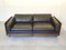 Modulare Mod. 920 Sofas aus schwarzem Leder & Nussholz von Afra & Tobia Scarpa für Cassina, 1967, 2er Set 21