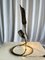 Brass Rhubarb Double Leaves Table Lamp by Tommaso Barbi for G&g Studio E Designo, 1960s 3