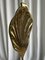 Brass Rhubarb Double Leaves Table Lamp by Tommaso Barbi for G&g Studio E Designo, 1960s 9
