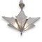 Art Deco Chandelier in Nickel-Plated Bronze, Paris, 1920s 12