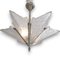 Art Deco Chandelier in Nickel-Plated Bronze, Paris, 1920s 10