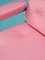 Poltrona Lobby in pelle rosa di Eames per Herman Miller, anni '70, Immagine 8