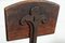 19th Century English Ecclesiastical Pine Chairs, 1890s, Set of 4 2