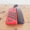 Telefono da scrivania vintage nero e rosso, anni '70, Immagine 8