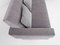 Sofá moderno Mid-Century de tela gris plomo con cojines de plumas y terciopelo al estilo de George Nelson para Knoll Inc. / Knoll International, 1968, Imagen 5