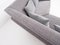 Sofá moderno Mid-Century de tela gris plomo con cojines de plumas y terciopelo al estilo de George Nelson para Knoll Inc. / Knoll International, 1968, Imagen 10