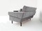 Sofá moderno Mid-Century de tela gris plomo con cojines de plumas y terciopelo al estilo de George Nelson para Knoll Inc. / Knoll International, 1968, Imagen 6