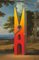 Juris Dimiters, The Architecture of a Peg, 2014, Oil Painting & Digital Print 1