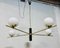 Chandelier with White Opal Spheres, 1960s 10