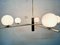 Chandelier with White Opal Spheres, 1960s 6
