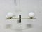 Chandelier with White Opal Spheres, 1960s 9