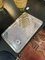 Silver Metal and Black Opaline Tray by Teghini for Teghini Firenze, 1970s, Image 3