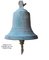 Antique French Bronze Bell with Clapper 8
