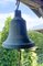 Antique French Bronze Bell with Clapper 2