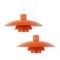 Lampade a sospensione PH 4/3 vintage di Poul Henningsen per Louis Poulsen, 1966, set di 2, Immagine 16