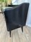 Mid-Century Italian Black Lacquered Sideboard with Marble Pattern Glass Top, 1950s, Image 10