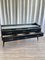 Mid-Century Italian Black Lacquered Sideboard with Marble Pattern Glass Top, 1950s, Image 6