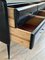 Mid-Century Italian Black Lacquered Sideboard with Marble Pattern Glass Top, 1950s, Image 11