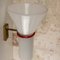 Wandlampe aus Muranoglas von Leucos, 1960er 2