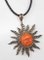 Gold Pendant with Diamonds and Cut Coral, 1890s, Image 2
