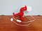 Rote Vintage Keramik Wandlampe in Form eines Wasserhahns, 1970er 8