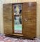 Art Deco 3-Door Wardrobe in Walnut, 1930s 5