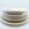 Hand Painted Abstract Dinner Set from St Clément, France, 1960s, Set of 9 15