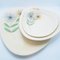 Hand Painted Abstract Dinner Set from St Clément, France, 1960s, Set of 9 7