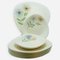 Hand Painted Abstract Dinner Set from St Clément, France, 1960s, Set of 9 1