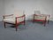 Mid-Century Cherry Wood Arm Chairs from Knoll, 1950s, Set of 2 13