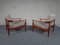 Mid-Century Cherry Wood Arm Chairs from Knoll, 1950s, Set of 2 7