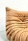 Fauteuil Togo Vintage en Cuir Camel par Michel Ducaroy pour Ligne Roset, France, 1970s 2