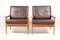 Vintage Capella Lounge Chairs by Illum Wikkelsø for Eilersen, Set of 2, Image 2