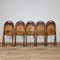Bauhaus Klappstühle mit Krokodilmuster von Luterma, 1920er, 5er Set 10