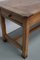 Antique 19th Century French Rustic Elm Farmhouse Dining Table 10