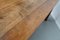Antique 19th Century French Rustic Elm Farmhouse Dining Table 7