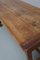 Antique 19th Century French Rustic Elm Farmhouse Dining Table 18