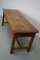 Antique 19th Century French Rustic Elm Farmhouse Dining Table 16