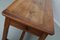 Antique 19th Century French Rustic Elm Farmhouse Dining Table 8