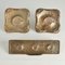 Architectural Bronze Square Push Pull Door Handles with Letterbox, 1970s, Set of 2 6