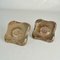 Architectural Bronze Square Push Pull Door Handles with Letterbox, 1970s, Set of 2 5