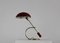 Table Lamp in Brass and Red Lacquered Aluminum from Arredoluce, 1950s, Image 3