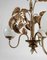 Chandelier with Gilded Leaves and White Opaline in the style of Hans Kögl, 1970s 18